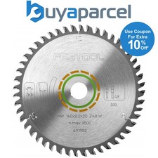 Festool 160mm 48 Tooth Plunge Saw Blade Fine Wood Cut TS55 R TSC55 ATF55 AP55