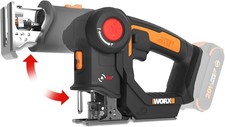 Worx 20V Axis 2 In 1 Reciprocating Jig Saw Lightweight Compact Power Tool