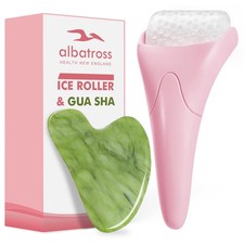 Gua Sha  Ice Roller for Face, Small Gifts, Facial Tools Puffiness Pink