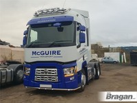 Edelstahl DachträGer + LED Flecken + Klar LeuchttüRme Passend FüR Renault T