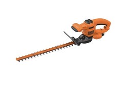 Image of BLACK + DECKER BEHT201-GB Hedge Trimmer, 240 V, Black, 45 cm