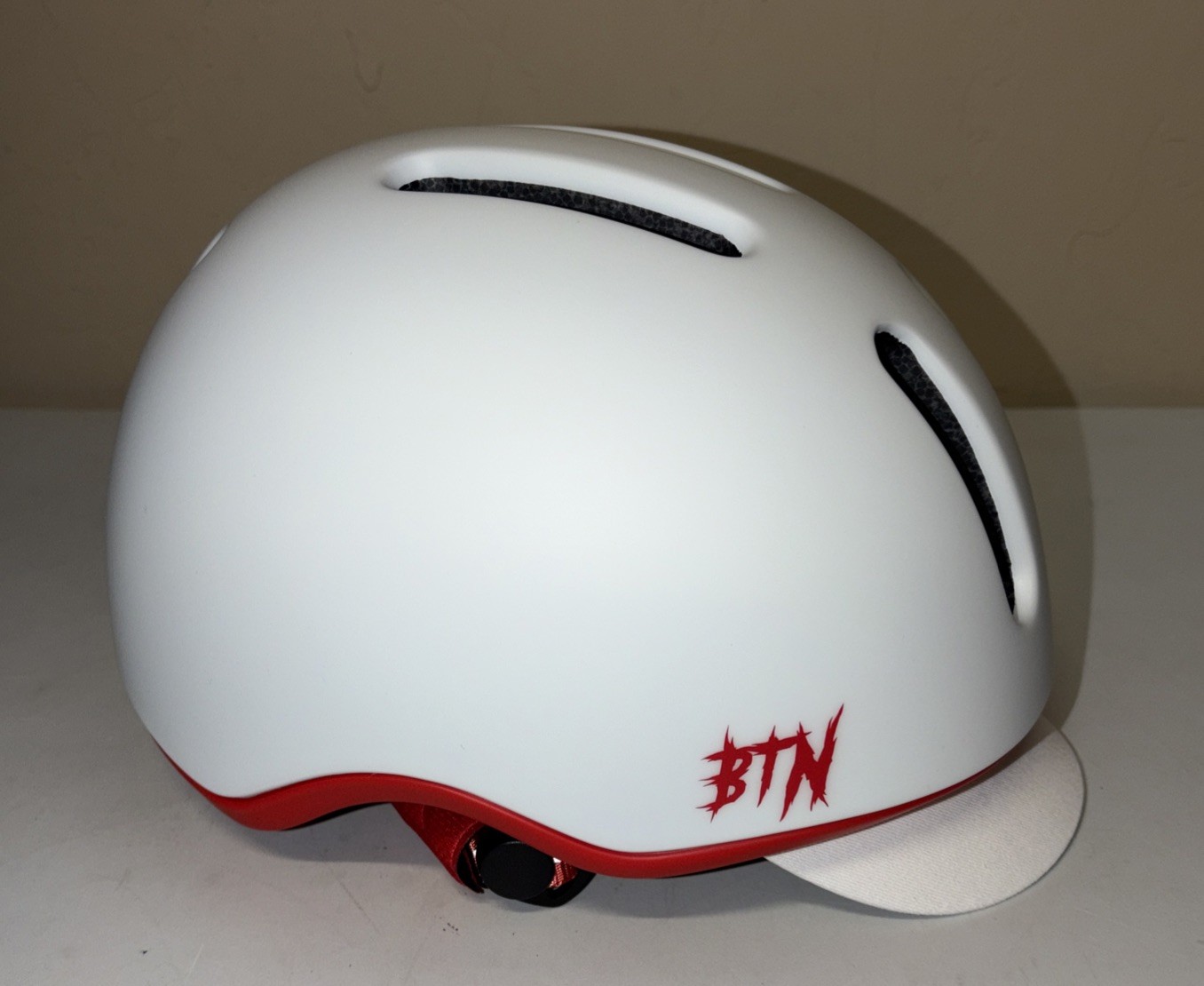 BTN Skateboard Bicycle Bike Helmet with Removable Hat Visor 