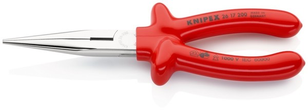Knipex-Werk Flachrundzange 26 17 200 Flachzangen Flachrundzange-image
