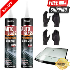 2 Pack Urethane Windshield Adhesive Black High Bond Auto Glass Window Sealant St