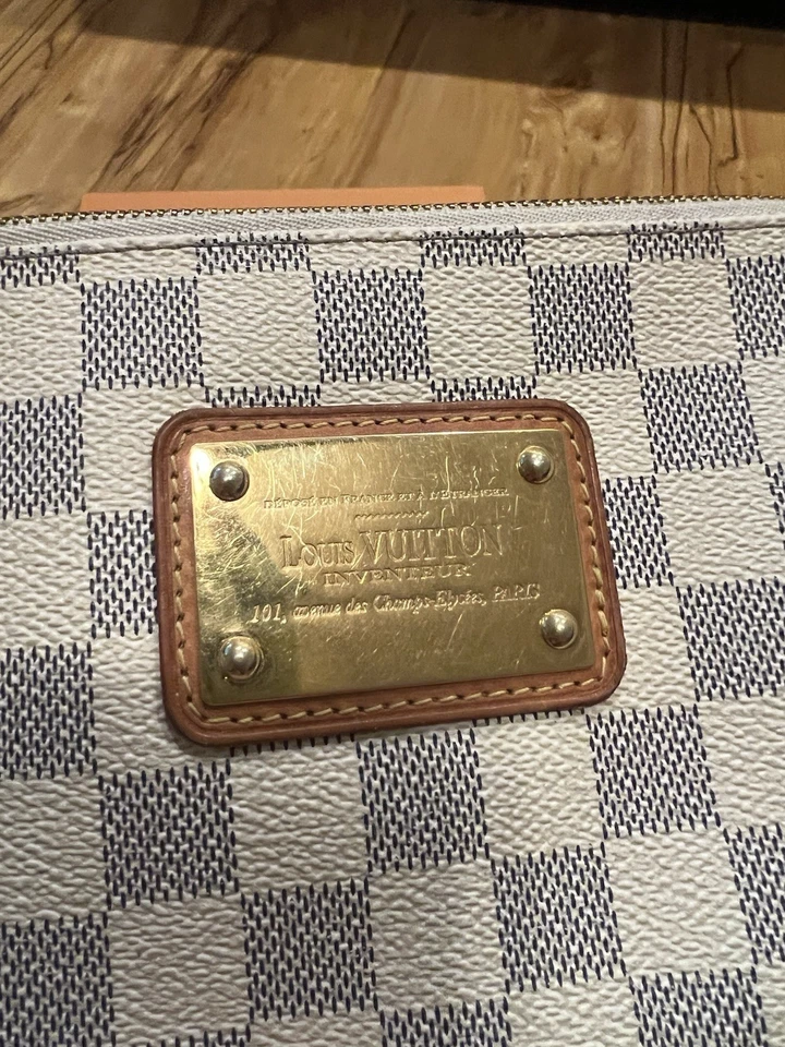 Bolso Bandolera Louis Vuitton Damier Azul Lona Eva Foto 2 de 4