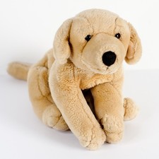 Animal Alley Yellow Lab Golden Retriever Puppy Dog 15" Plush No Tag Realistic