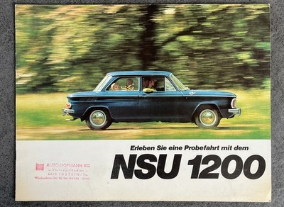 Original-Prospekt  NSU 1200 , 16 Seiten, ungelocht