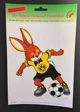 Borussia Dortmund BVB Fenster Bild Hase Aufkleber Bundesliga Fussball #2555