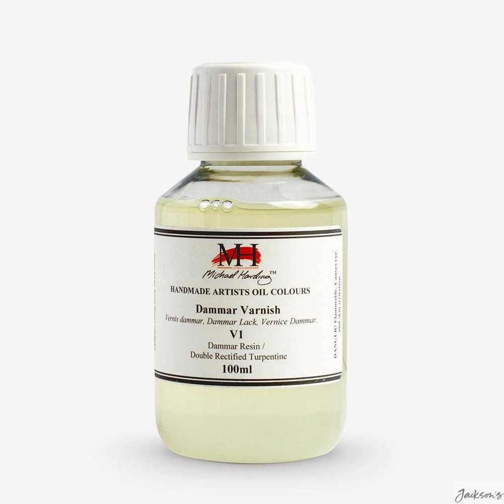 Michael Harding Dammar Varnish Dammar Resin 100ml Oil Painting Final Finish G...