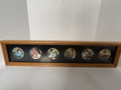 DONALD ZOLAN MINTURE PLATES FRAMED MIXED SELECTION 80'S AND 90'S FRAMED