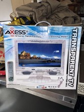 Axess TV1702-13CL 13.3 inch 720p LCD Television No Remote - Clear