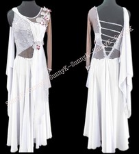 Handmade Dance Dress/Standard Ballroom Competition smooth Waltz Tango Costume