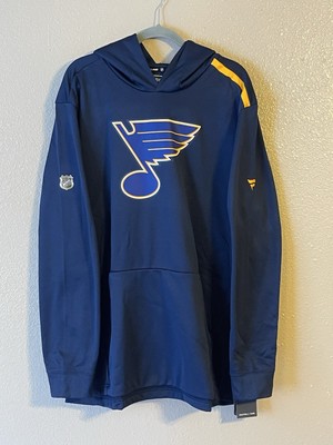 Men s 2XL NWT St. Louis Blues Fanatics Authentic Pro Rinkside Core Fleece Hoodie