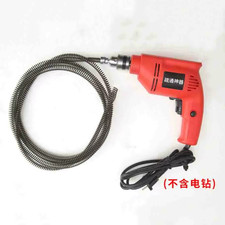 Electric Drill Drain Cleaner Machine with Extension Cleaning Spring 1.5/3/5 Mete