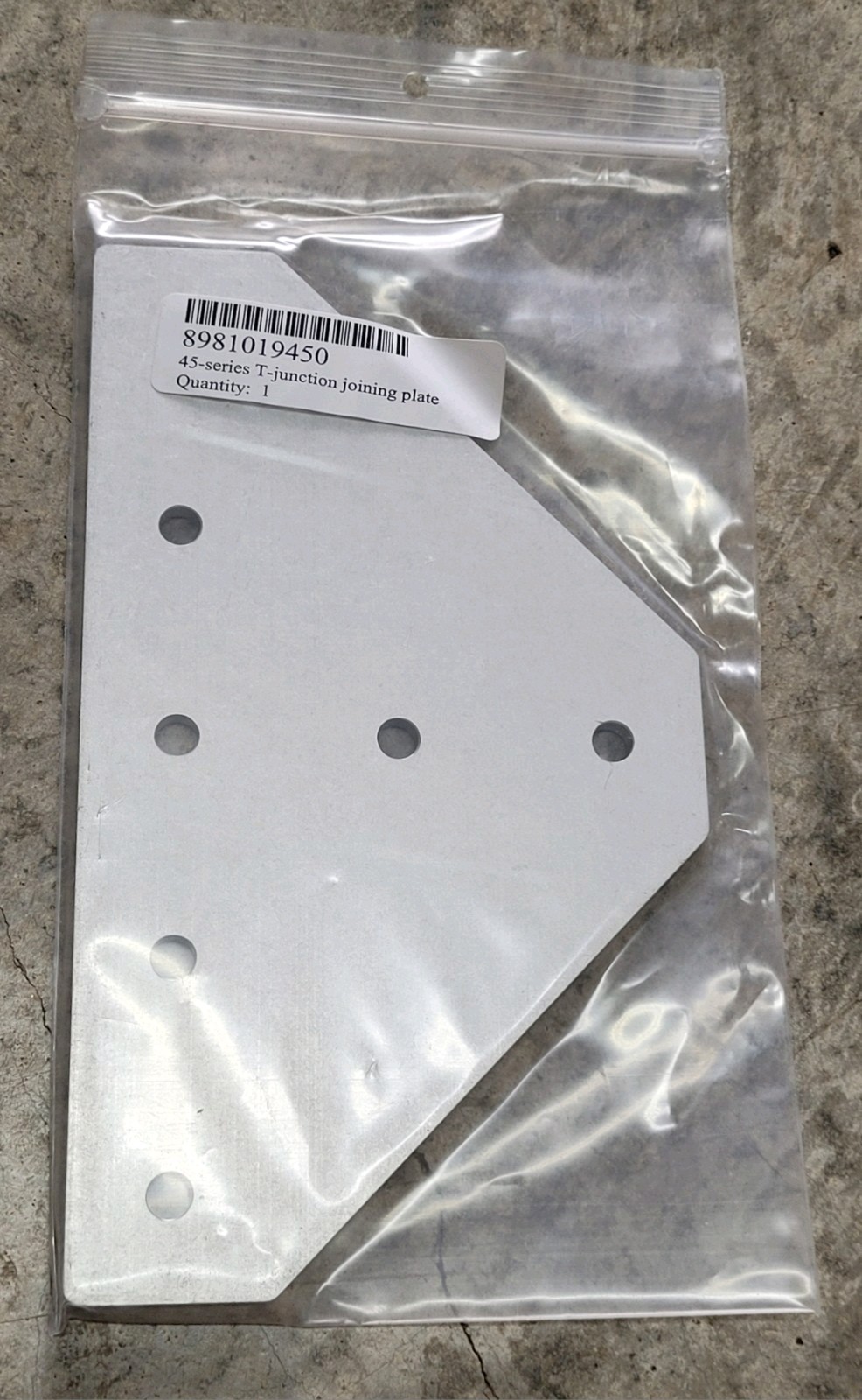 1 Piece Bosch Rexroth 8981019450 STIFFENING PLATE T-JNCTN PLT 45 SER