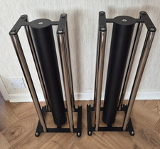 Custom Design FS 104 Signature Chrome Uprights Speaker Stands