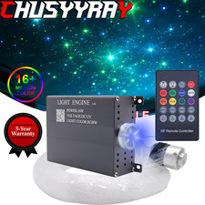 RGBW LED Car Home Fiber Optic twinkle Star Roof Headliner Ceiling Light Kit
