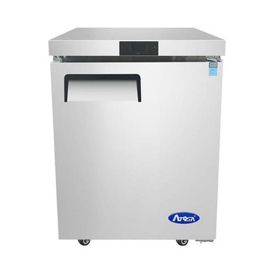 Atosa USA MGF24FGR 24'' 1-Section Undercounter Freezer w/ 1 Door, 4.8 cu. ft.