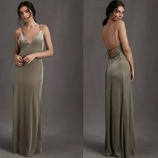 Jenny Yoo Stretch Velvet Sabina dress 