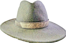 Faux cow hide hatband adjustable NEW Western cowboy cowgirl black and gray skin