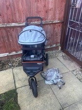 Out n about single nipper 360 V5 in Rocksalt Grey All Terrain Buggy