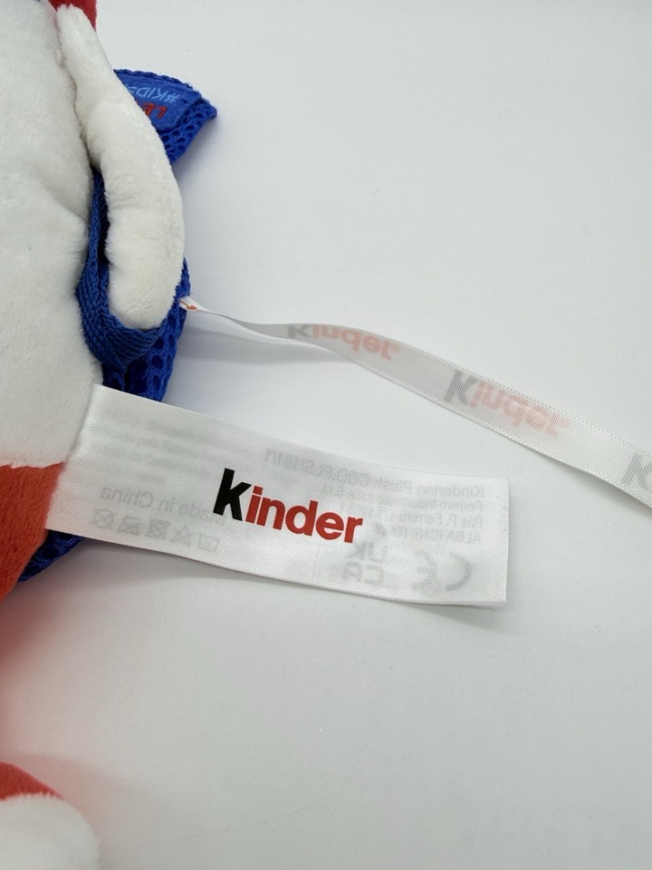 Pilot Rucksacks Rare KINDER Soft Stuffed Mascot Pilot With Mesh Backpack No candy | eBay