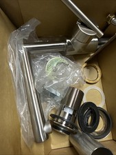Arris Single Hole Single-Handle Bathroom Faucet in Nickel Brushed