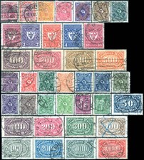 GERMANY/ALLEMAGNE 38 Timbres/stamps 1922  Obl/Used