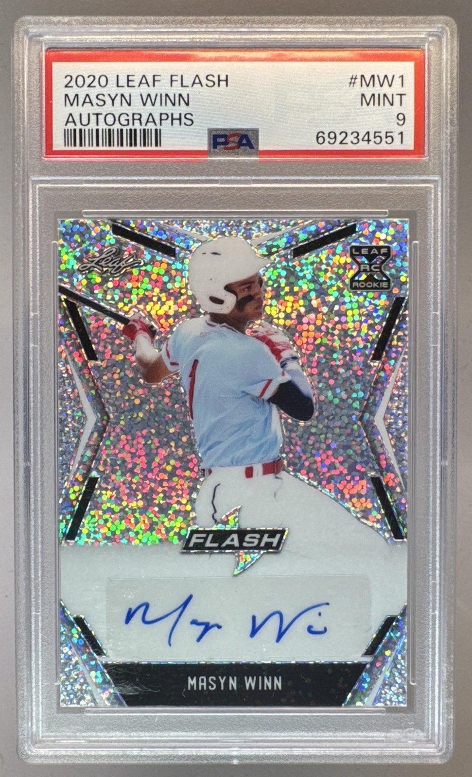 Masyn Winn #BA-MW1 2020 Leaf Draft Baseball Hobby Autographs