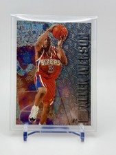 1996/97 Fleer Metal ALLEN IVERSON ROOKIE SILVER FOIL #201 HOF🔥RARE🔥