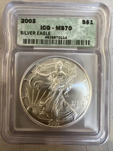 2003 Silver Eagle ICG MS70