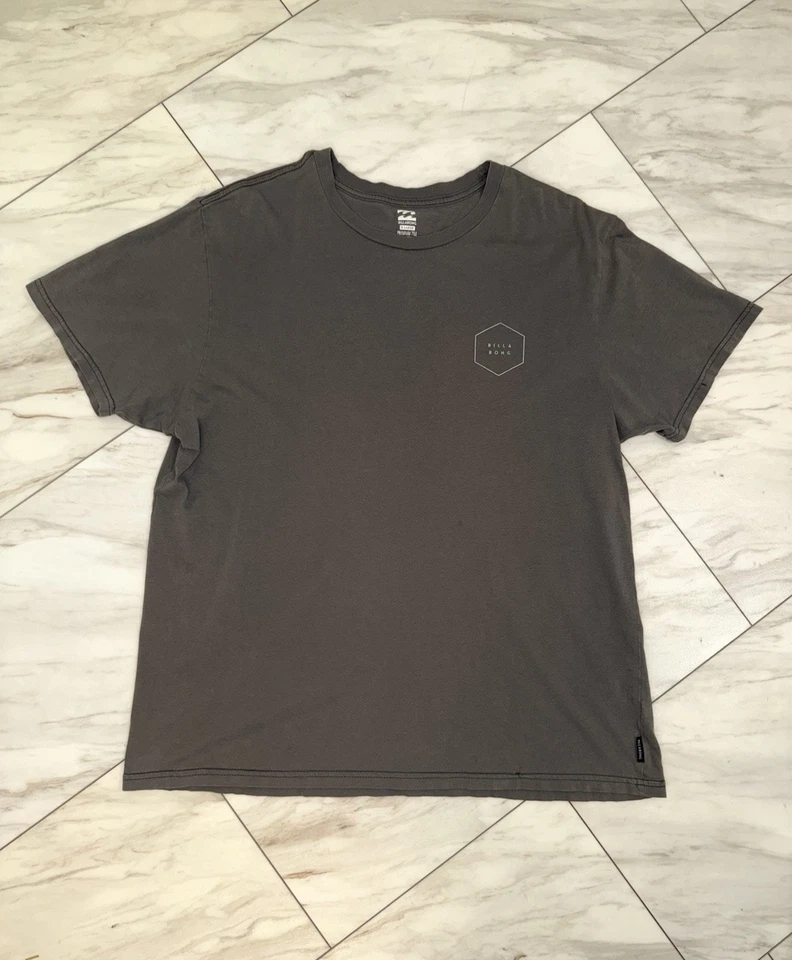 Camiseta Gráfica Billabong Adulto Talla XL Gris Floral Ropa de Surf Hawaii Playa Camiseta Foto 3 de 4