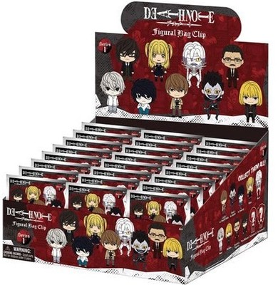 3D Figural Bag Clip Death Note Series 1 Minis Blind Box [24 Packs