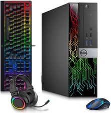 Dell 3040 Gaming Desktop i5-6500 16GB RAM 256GB SSD AMD Radeon RX-550 Graphics