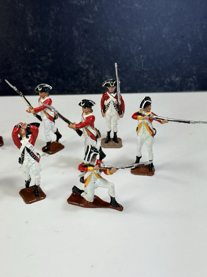 18 Risley Toy Soldiers British Redcoats American Revolution Miniatures - Image 2 of 4