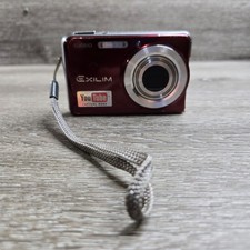 Casio Digital Camera Exilim EX-S880 8.1MP Red  Battery Tested