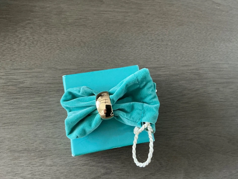 NUEVO Anillo Banda Cúpula Pulida Oro 14k Eternagold Talla 9 Foto 3 de 4