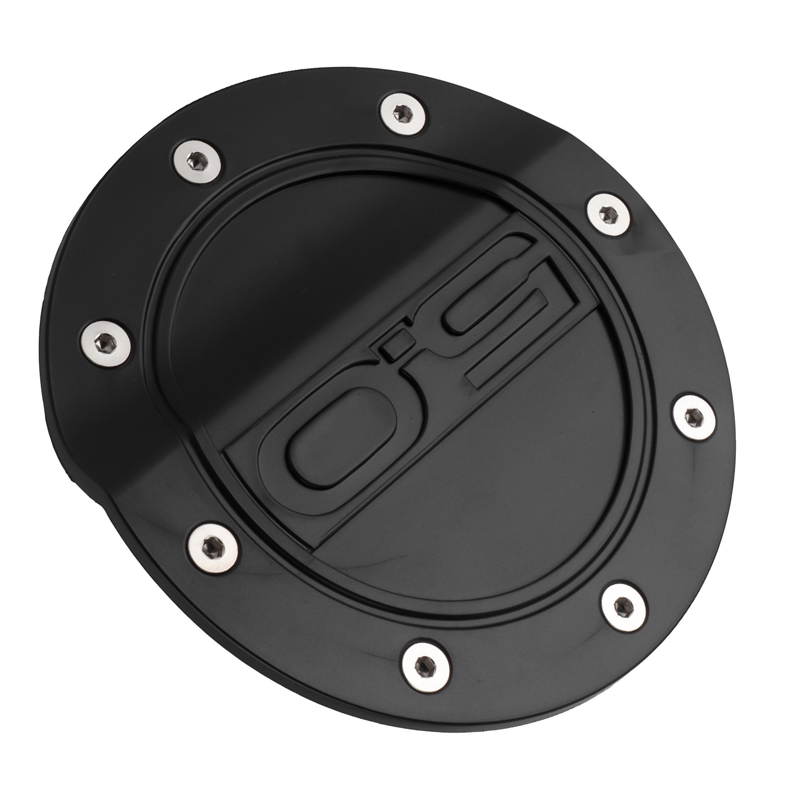 Fuel Door Cover Gas Tank Cap Lid Black Fit For All Model 2015‑2021