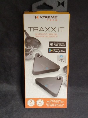 Xtreme Tech Traxx It Bluetooth Trackers   2 Pack   New in Box