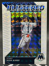 🔥2022 Panini Mosaic BLISTERED WHITE ATOMIC REFRACTOR Ozzie Albies 22/25 BRAVES!