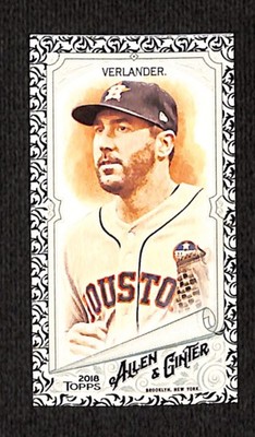 2018 Topps Allen & Ginter Baseball (Mini Inserts: Black Border) - Multi-Discount