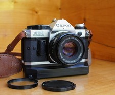Canon AE-1 Program 35mm Film Camera w/ 50mm F1.8 Lens Good Condition 3