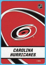 Carolina Hurricanes Jersey & Team Logo NHL Hockey MasterPieces Playing Card