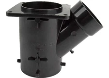 Valterra T1015 3" Wye RV Sewer Waste Fitting 3" Bayonet x 3" x 2" Hub