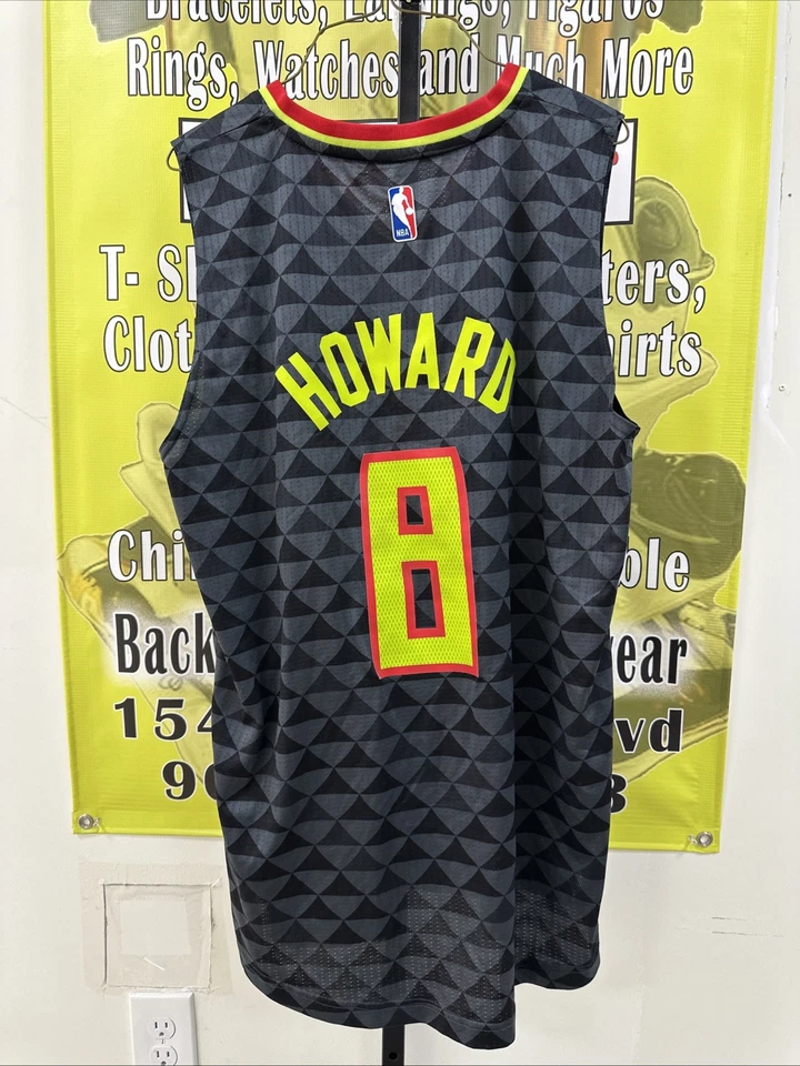 VTG Dwight Howard #8  NBA Atlanta Hawks Black Jersey  Swingman Men Size M Adidas - Image 2 of 4