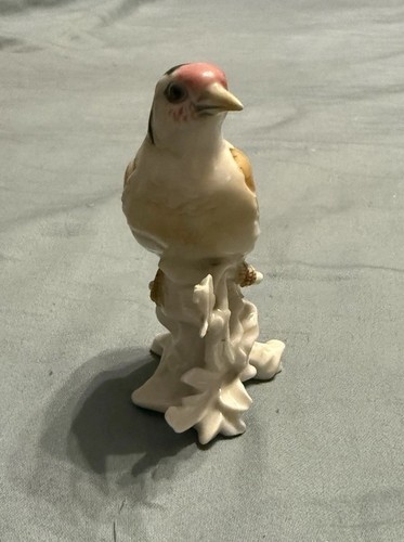 Antique Karl ENS Thuringia Bird Yellow Canary Porcelain Figurine 1920-30's Rare - Picture 2 of 13