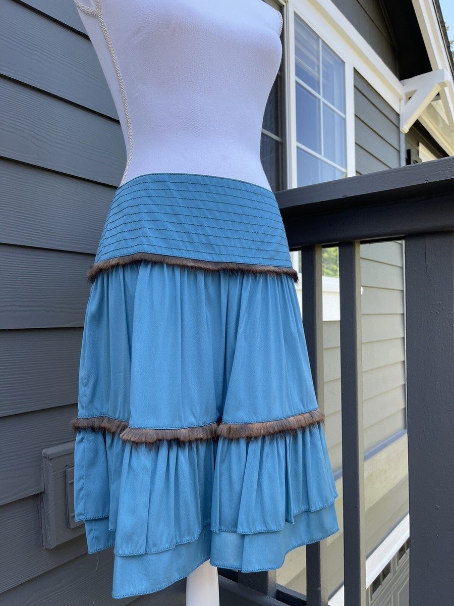 スカート Blumarine SS25 Blumarine Skirts (P544G055A F1157) Blumarine skirt size 44 $1150 retail | eBay