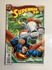 Superman 3-D 1 DC Comics 1998 with 3D Glasses