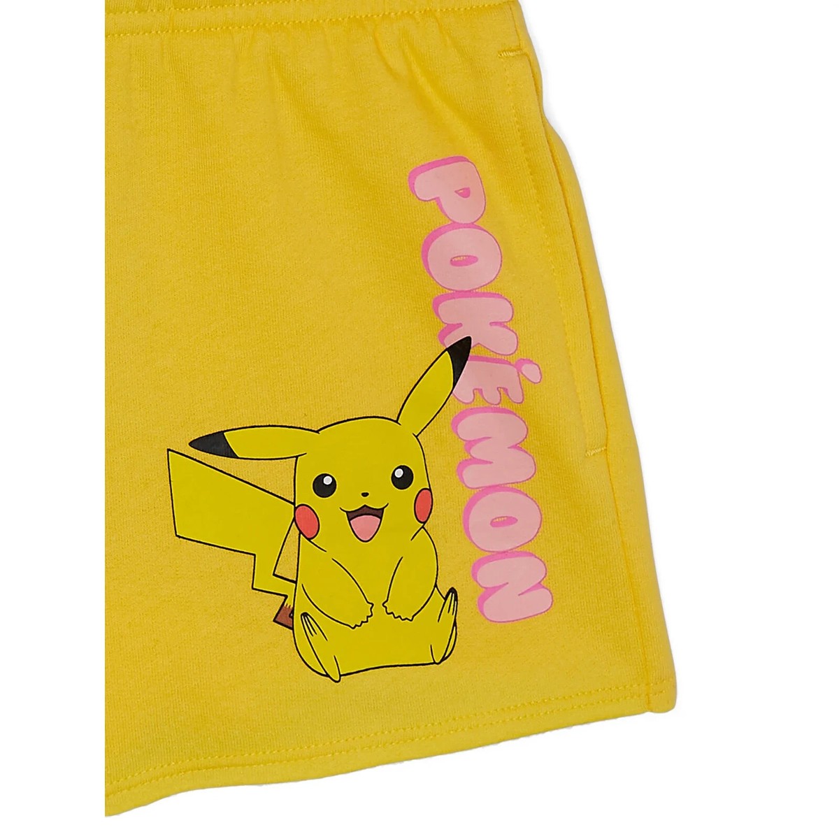 Pokemon Girls SIZE XS 4-5 Pikachu Shorts color YELLOW