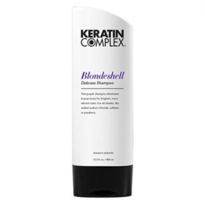 Keratin Complex Blondeshell Debrass Purple Shampoo 400ml Neu Brassy Tones